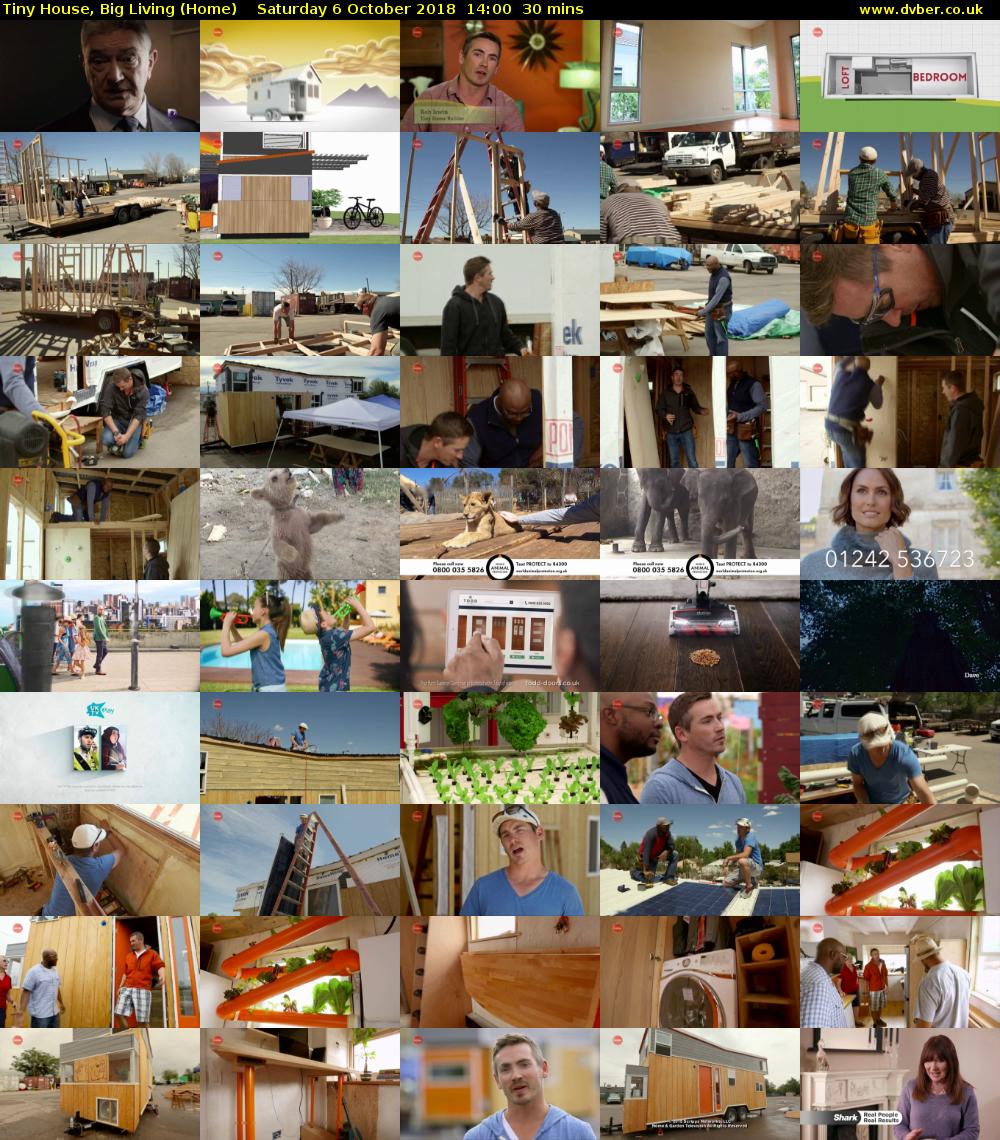 Tiny House, Big Living (Home) Saturday 6 October 2018 14:00 - 14:30