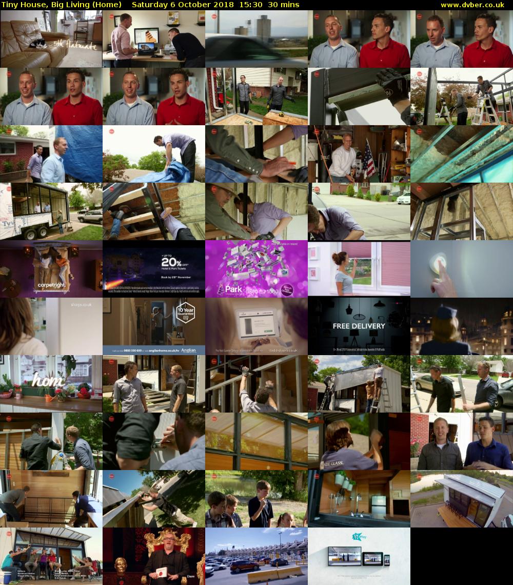 Tiny House, Big Living (Home) Saturday 6 October 2018 15:30 - 16:00