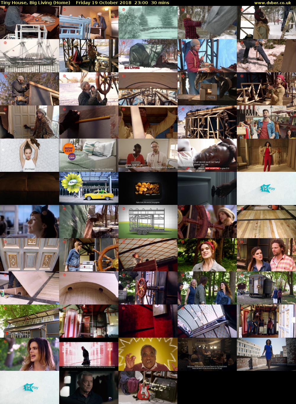 Tiny House, Big Living (Home) Friday 19 October 2018 23:00 - 23:30