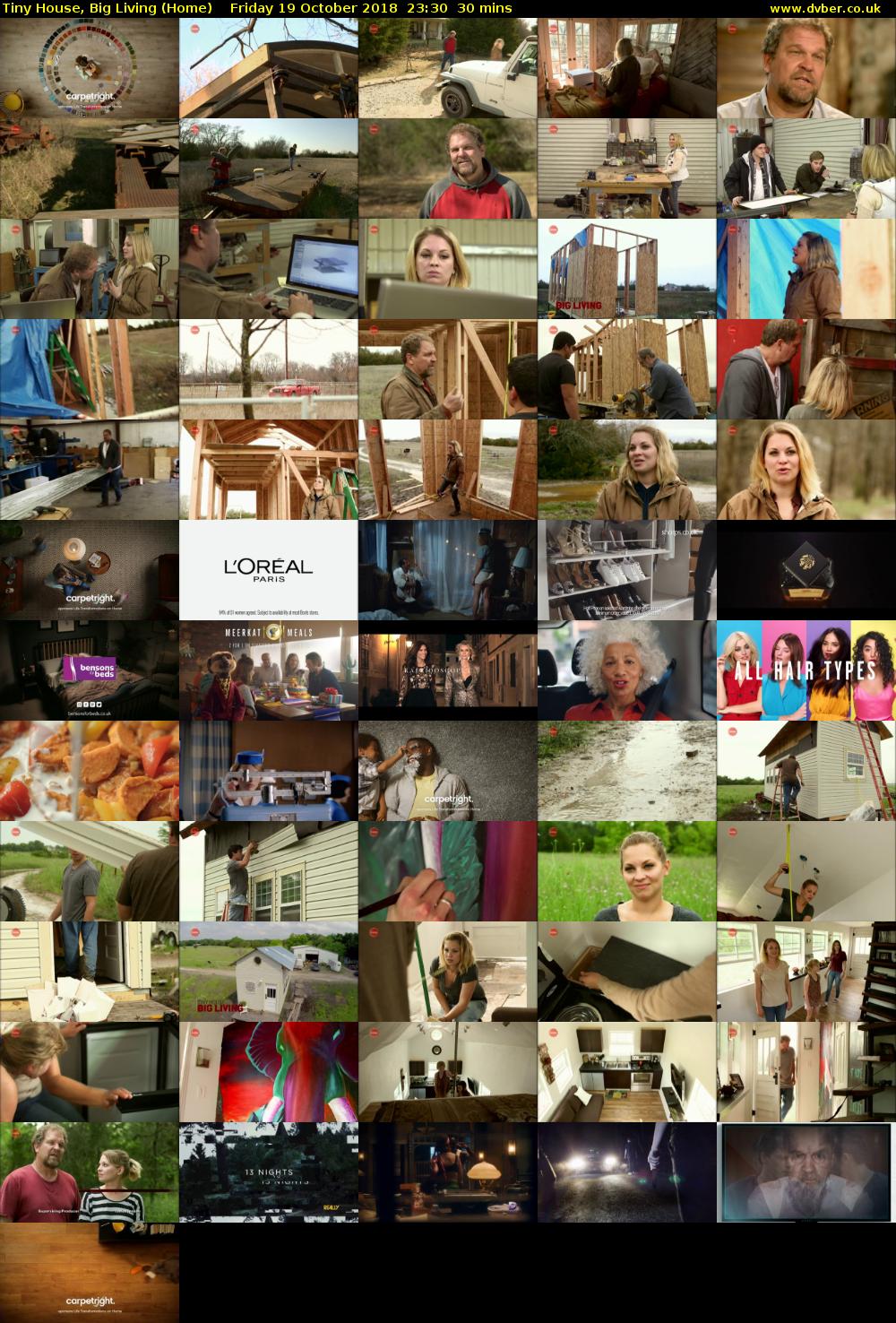 Tiny House, Big Living (Home) Friday 19 October 2018 23:30 - 00:00