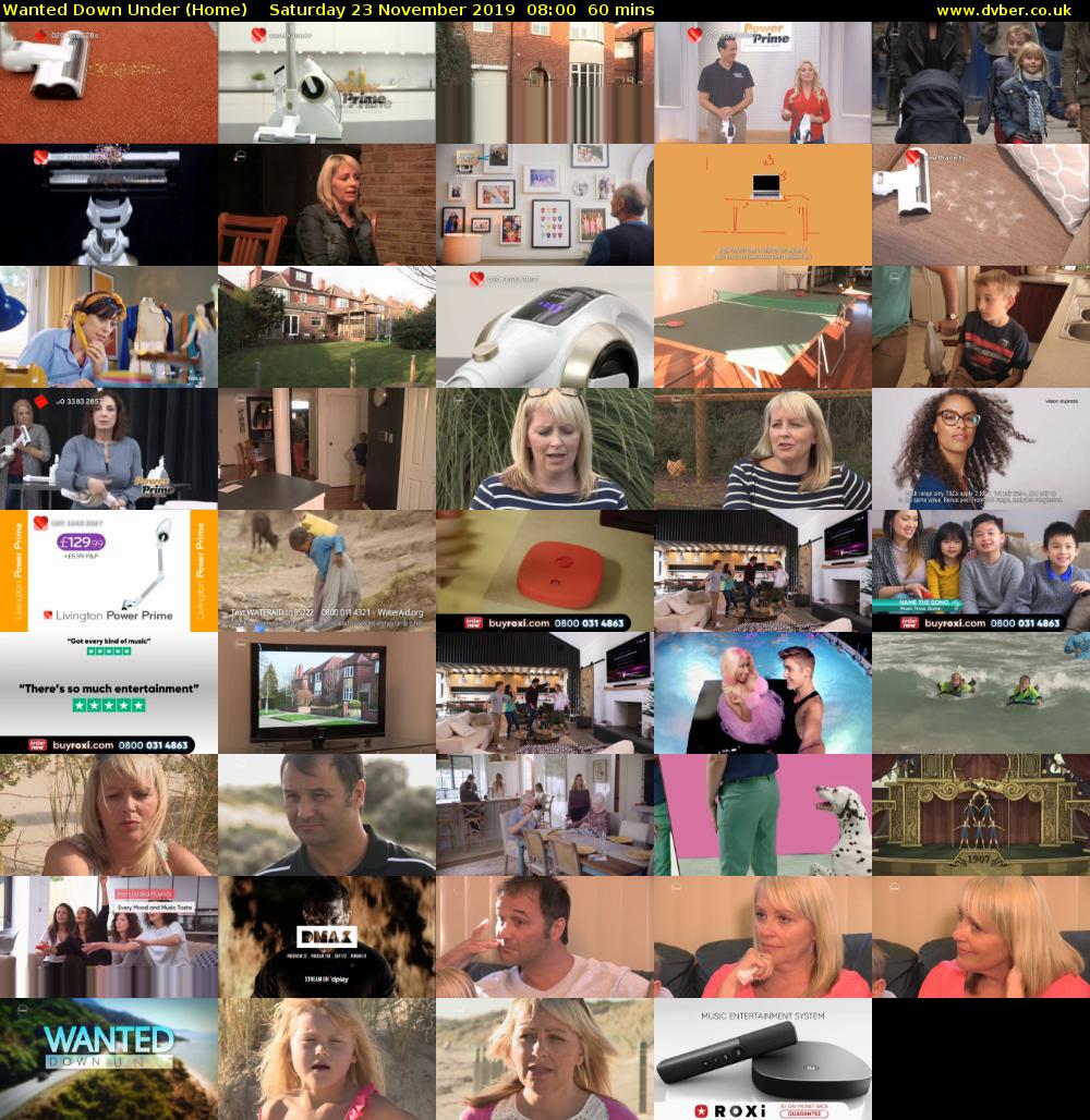 Wanted Down Under (Home) Saturday 23 November 2019 08:00 - 09:00