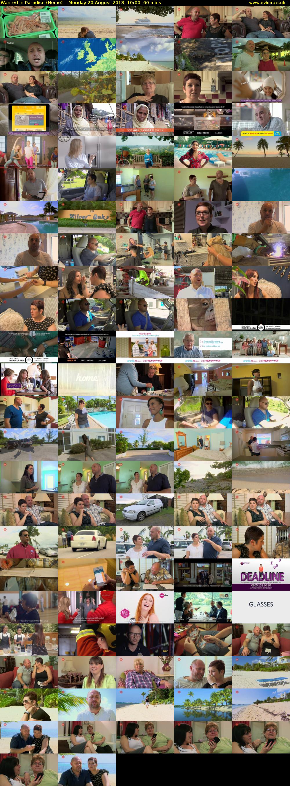 Wanted in Paradise (Home) Monday 20 August 2018 10:00 - 11:00