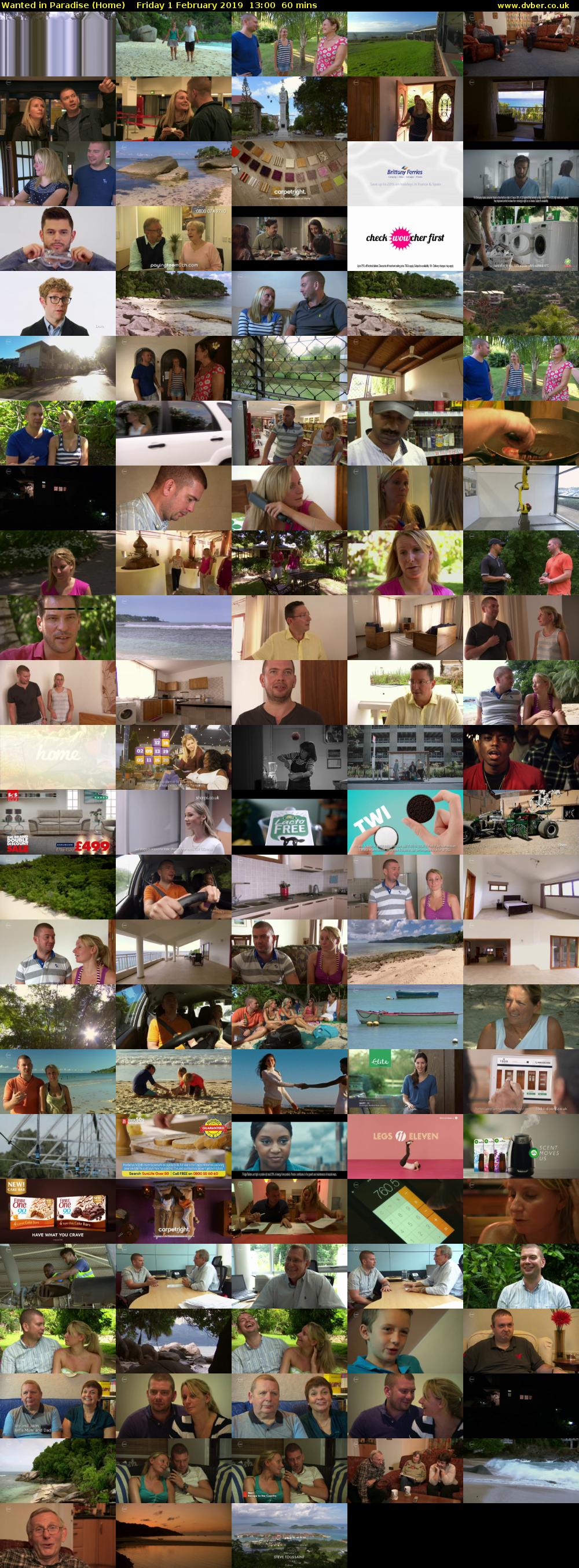 Wanted in Paradise (Home) Friday 1 February 2019 13:00 - 14:00