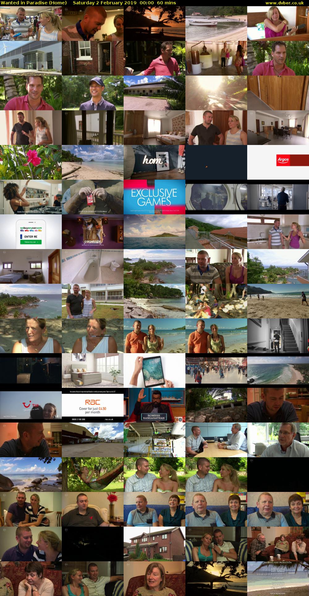 Wanted in Paradise (Home) Saturday 2 February 2019 00:00 - 01:00
