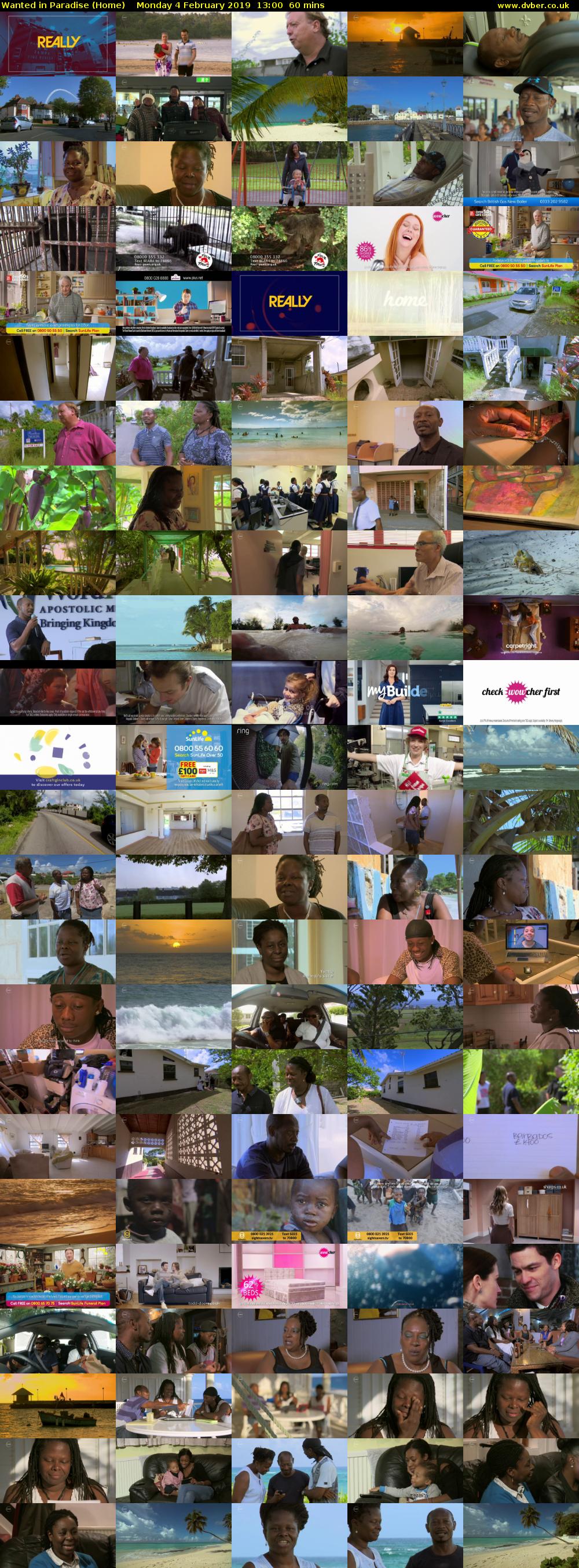 Wanted in Paradise (Home) Monday 4 February 2019 13:00 - 14:00