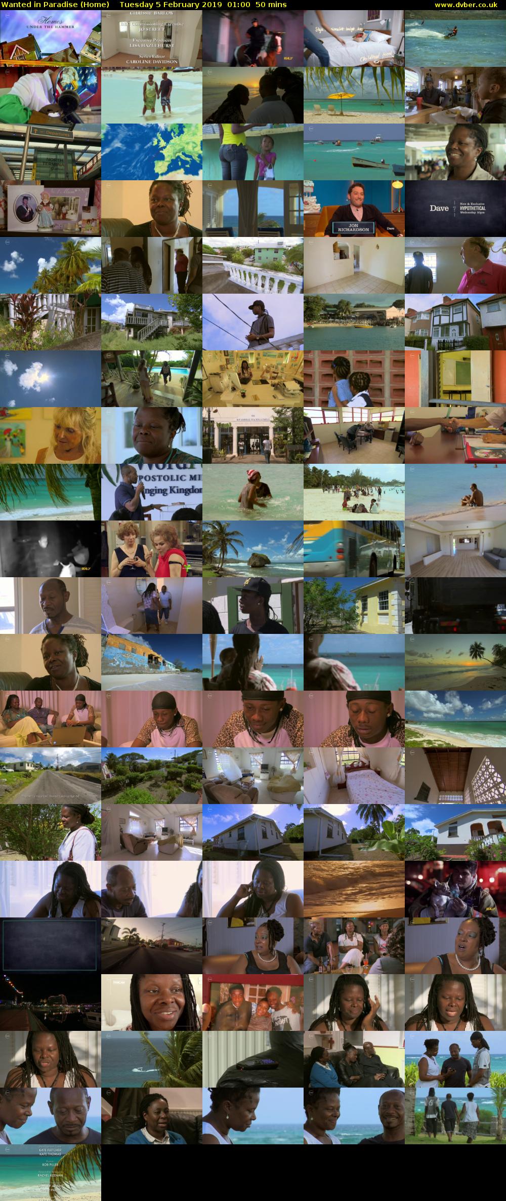 Wanted in Paradise (Home) Tuesday 5 February 2019 01:00 - 01:50