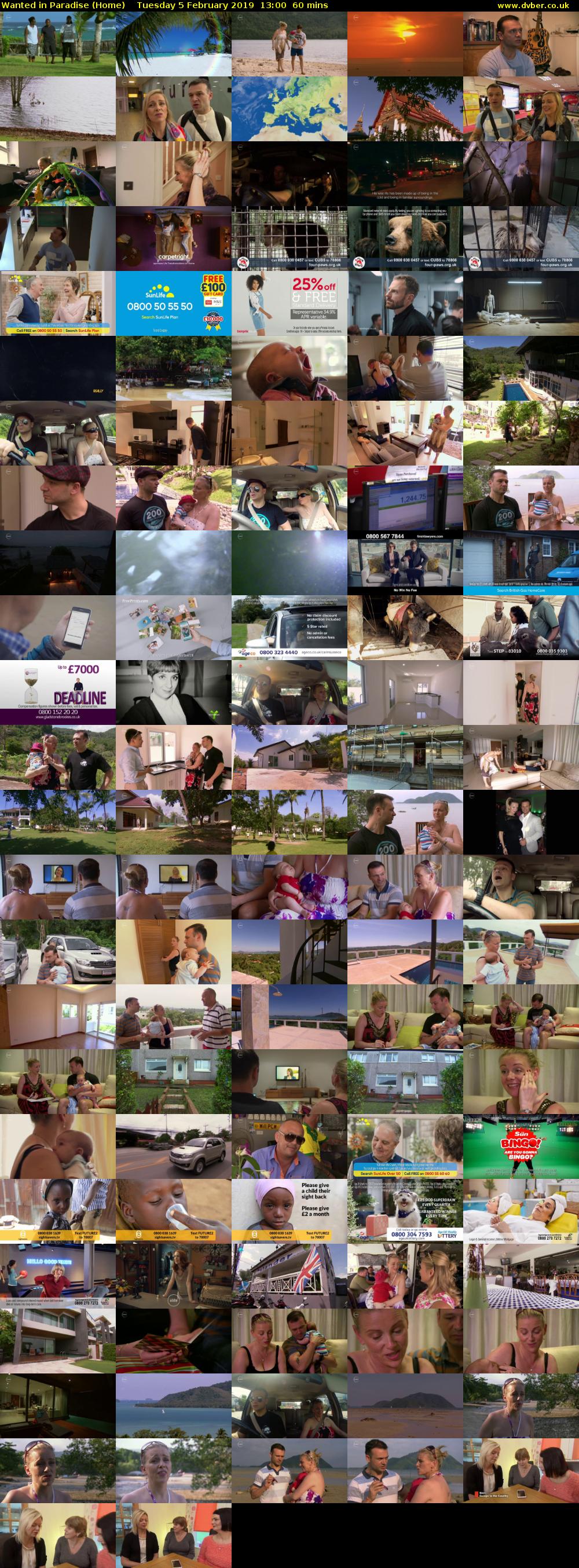 Wanted in Paradise (Home) Tuesday 5 February 2019 13:00 - 14:00