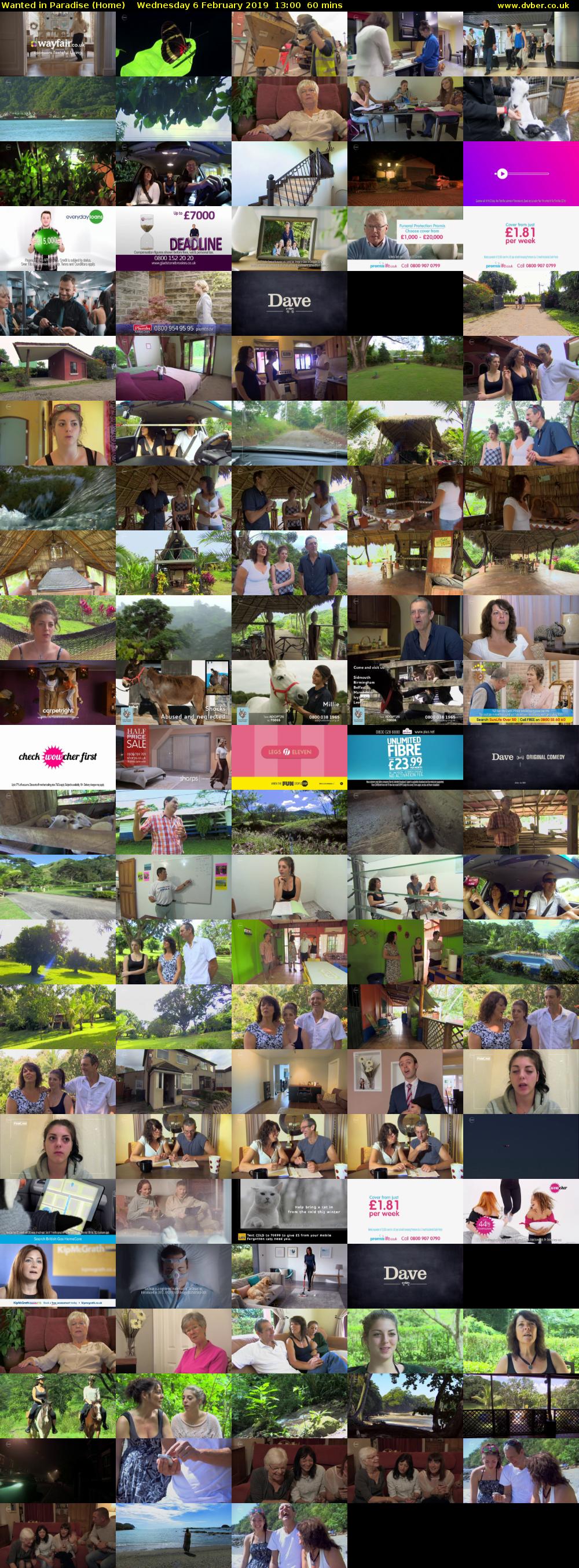 Wanted in Paradise (Home) Wednesday 6 February 2019 13:00 - 14:00