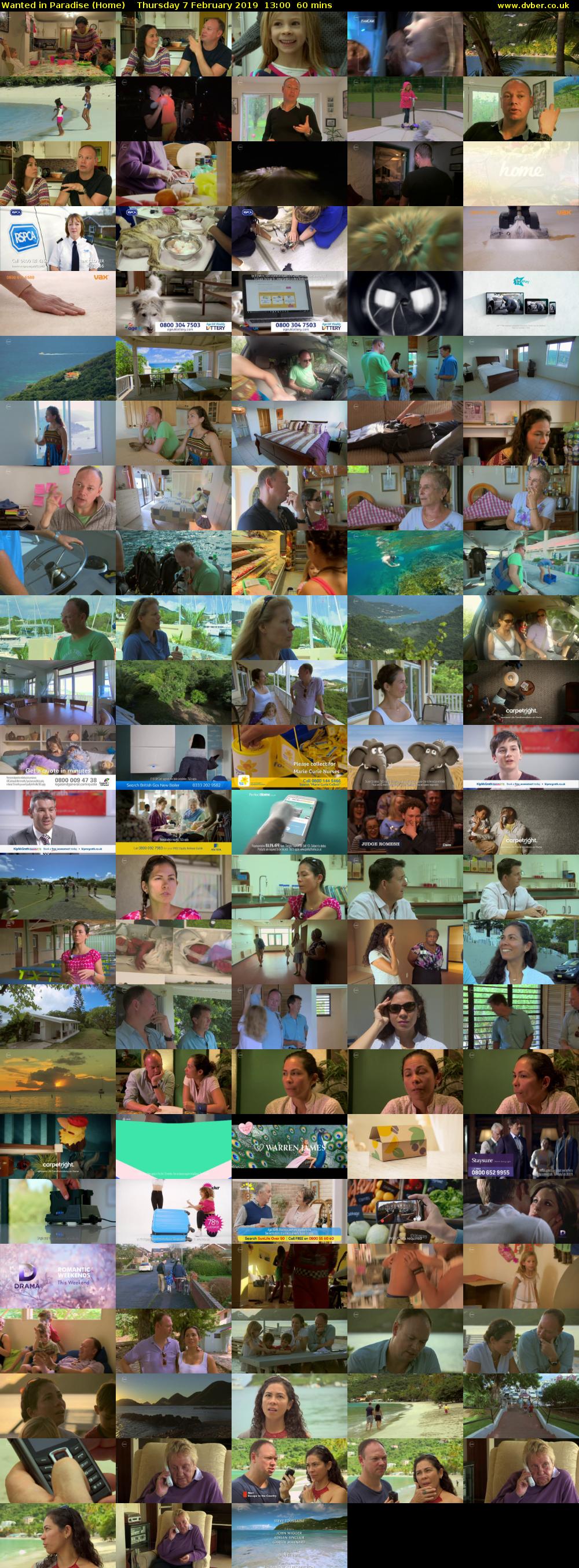 Wanted in Paradise (Home) Thursday 7 February 2019 13:00 - 14:00