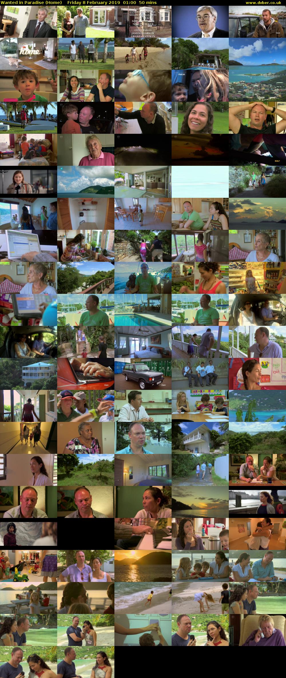 Wanted in Paradise (Home) Friday 8 February 2019 01:00 - 01:50