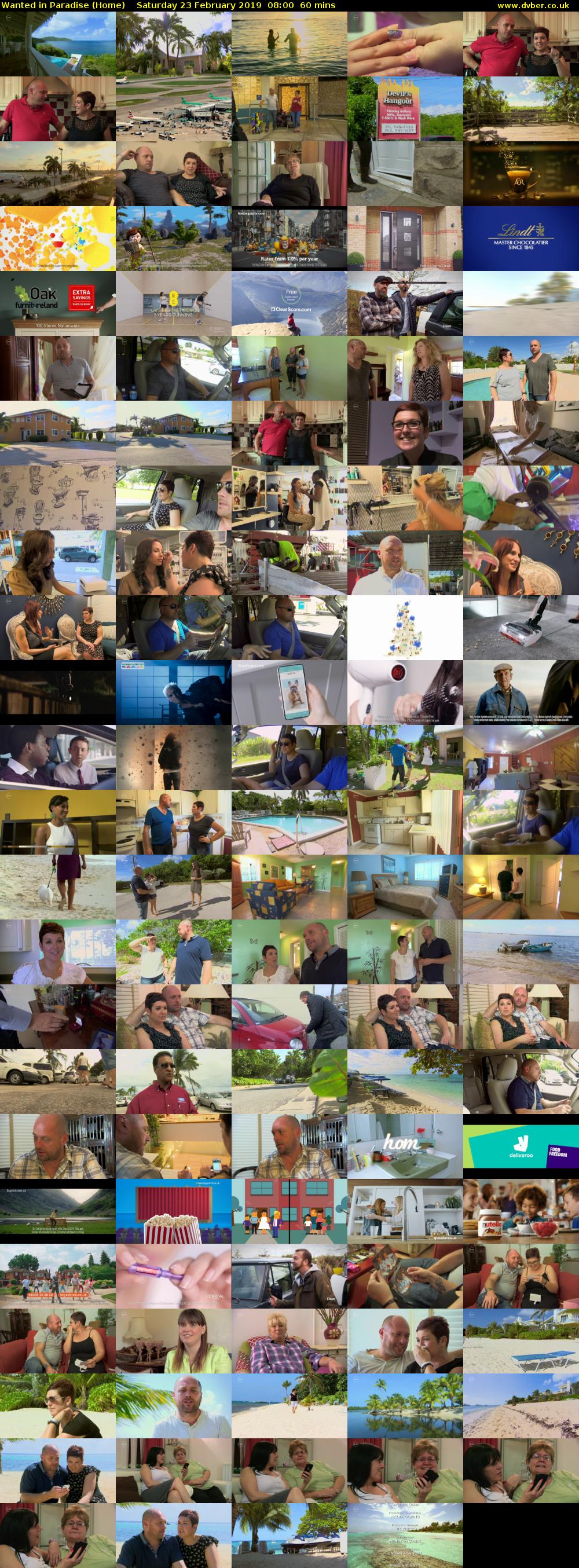 Wanted in Paradise (Home) Saturday 23 February 2019 08:00 - 09:00