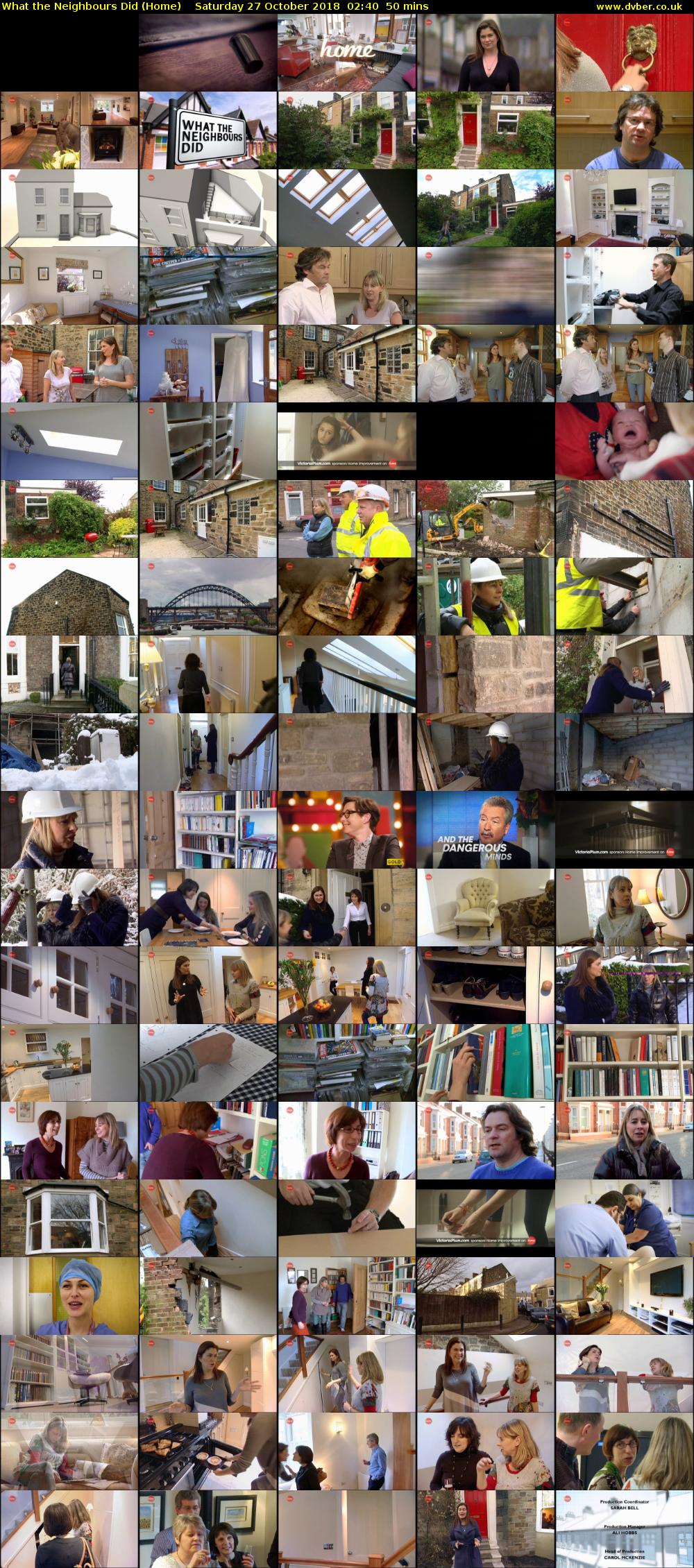 What the Neighbours Did (Home) Saturday 27 October 2018 02:40 - 03:30