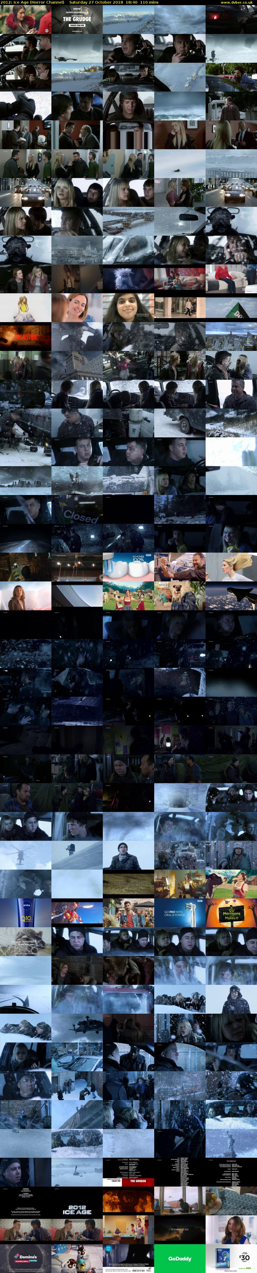 2012: Ice Age (Horror Channel) Saturday 27 October 2018 18:40 - 20:30