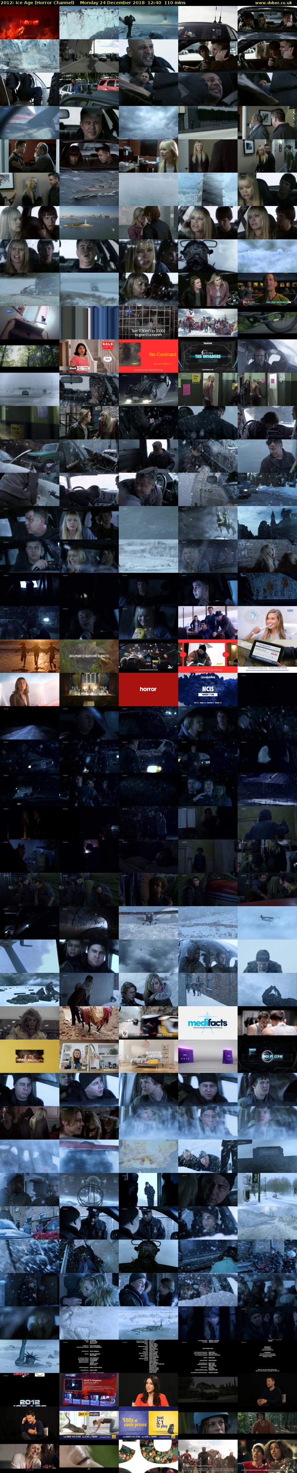 2012: Ice Age (Horror Channel) Monday 24 December 2018 12:40 - 14:30