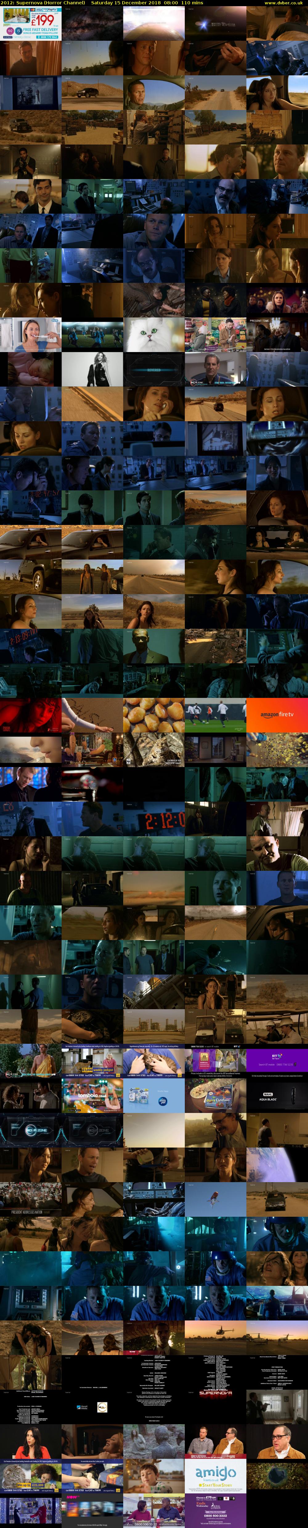 2012: Supernova (Horror Channel) Saturday 15 December 2018 08:00 - 09:50