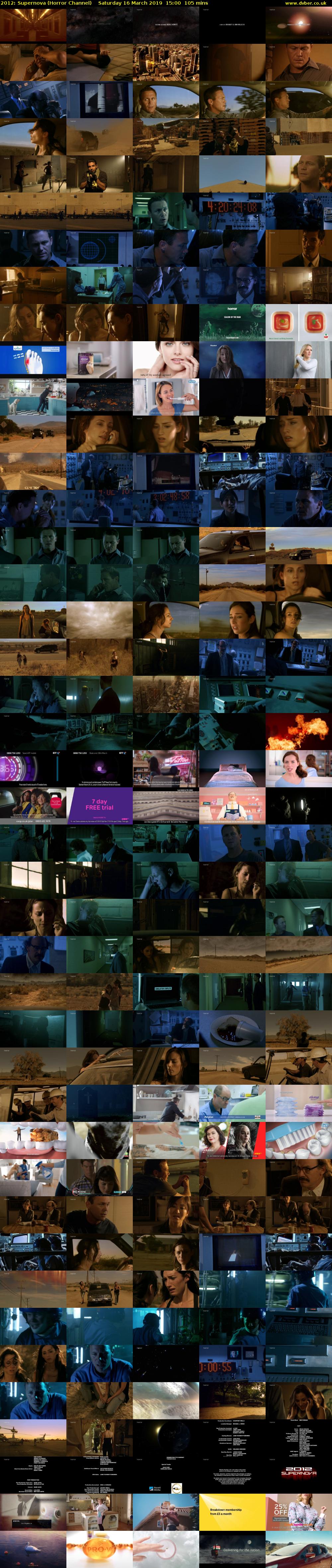 2012: Supernova (Horror Channel) Saturday 16 March 2019 15:00 - 16:45