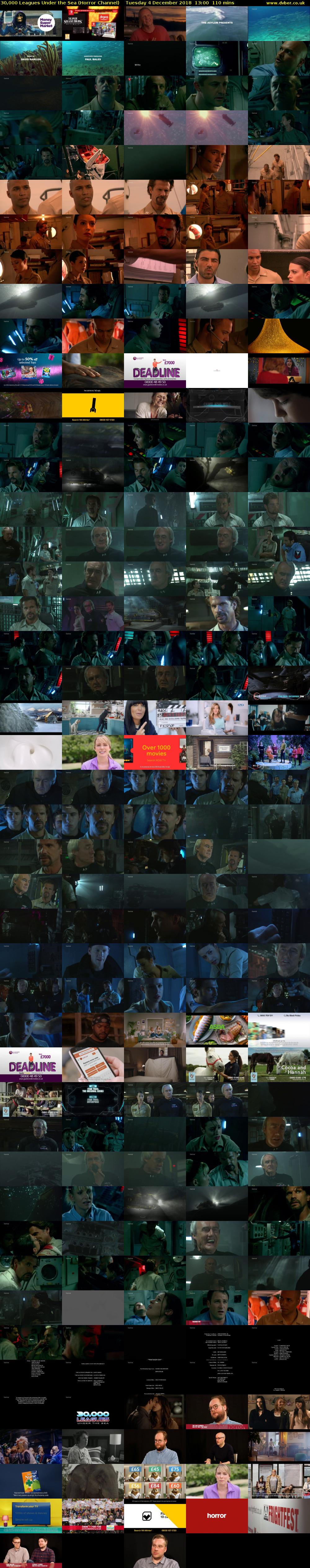 30,000 Leagues Under the Sea (Horror Channel) Tuesday 4 December 2018 13:00 - 14:50