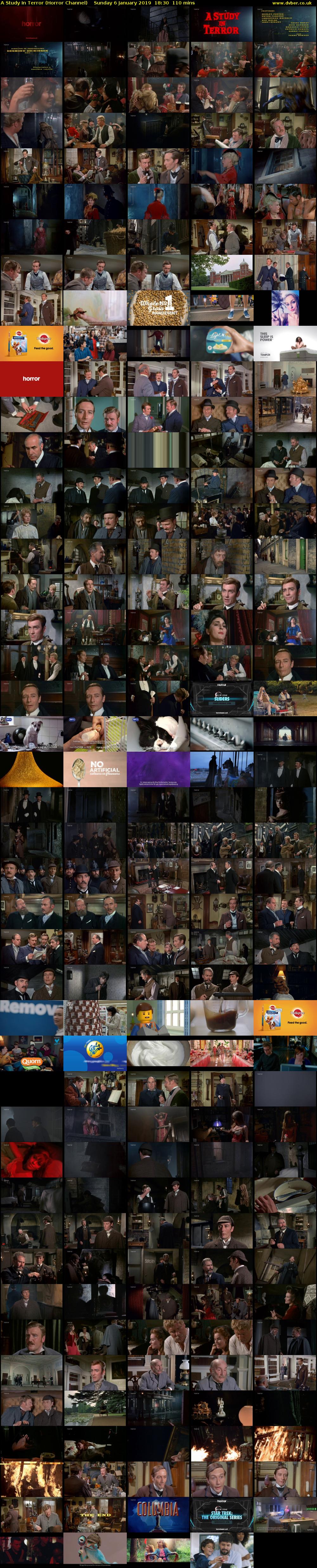 A Study In Terror (Horror Channel) Sunday 6 January 2019 18:30 - 20:20