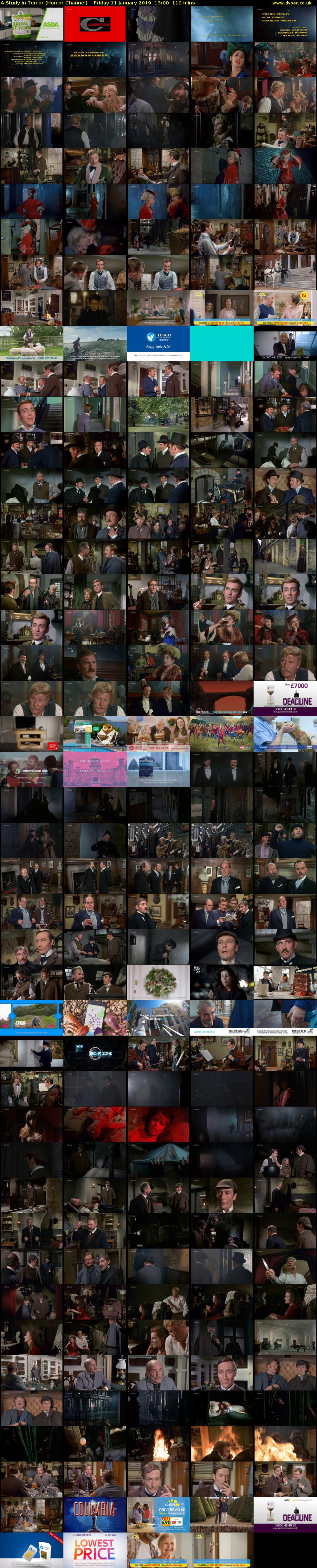 A Study In Terror (Horror Channel) Friday 11 January 2019 13:00 - 14:50