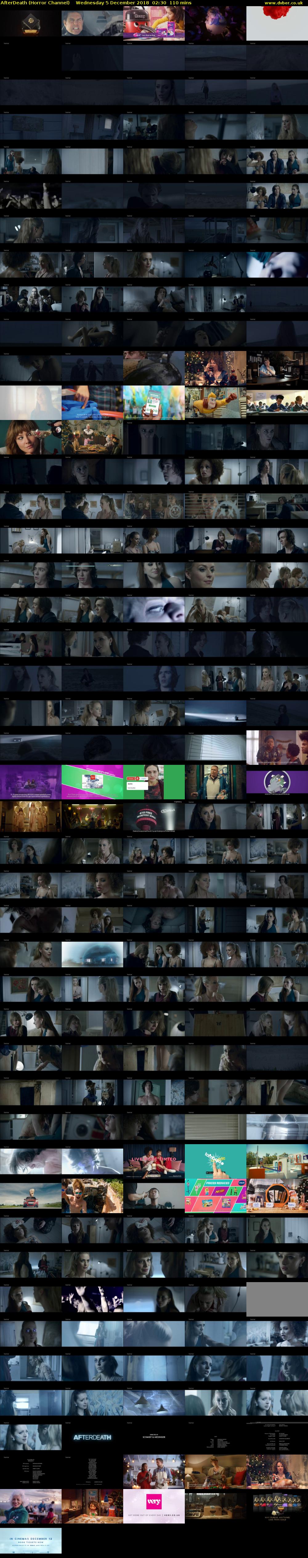 AfterDeath (Horror Channel) Friday 7 January 2022 13:00 - 04:20