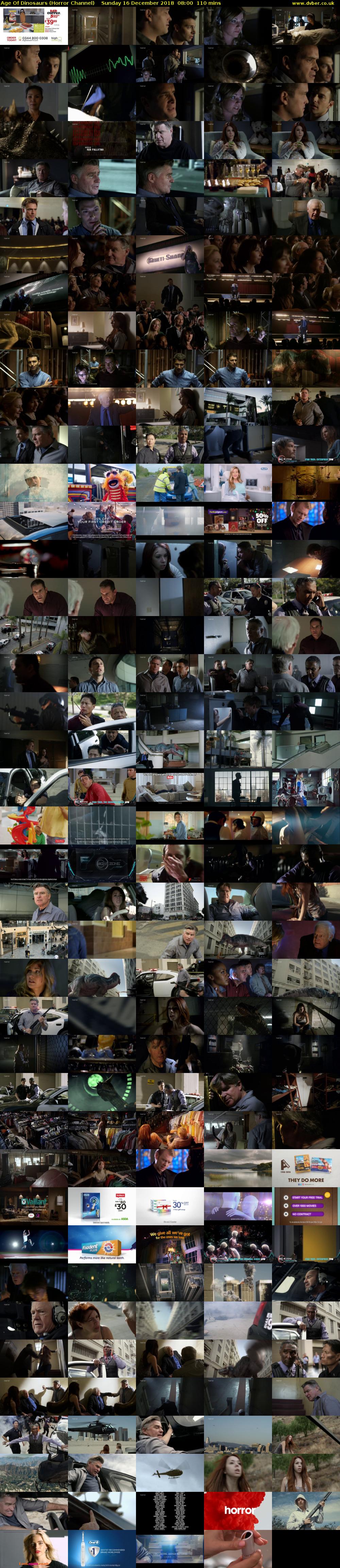 Age Of Dinosaurs (Horror Channel) Sunday 16 December 2018 08:00 - 09:50
