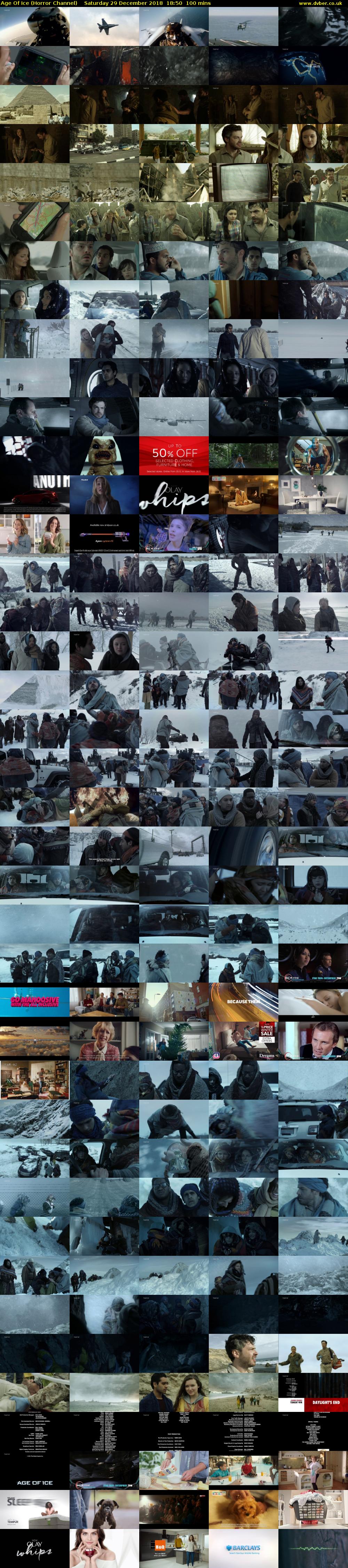 Age Of Ice (Horror Channel) Saturday 29 December 2018 18:50 - 20:30