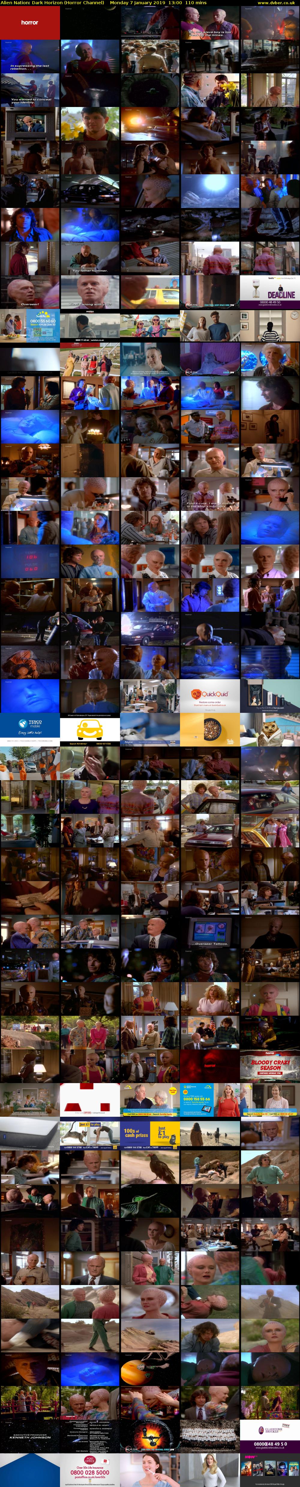 Alien Nation: Dark Horizon (Horror Channel) Monday 7 January 2019 13:00 - 14:50