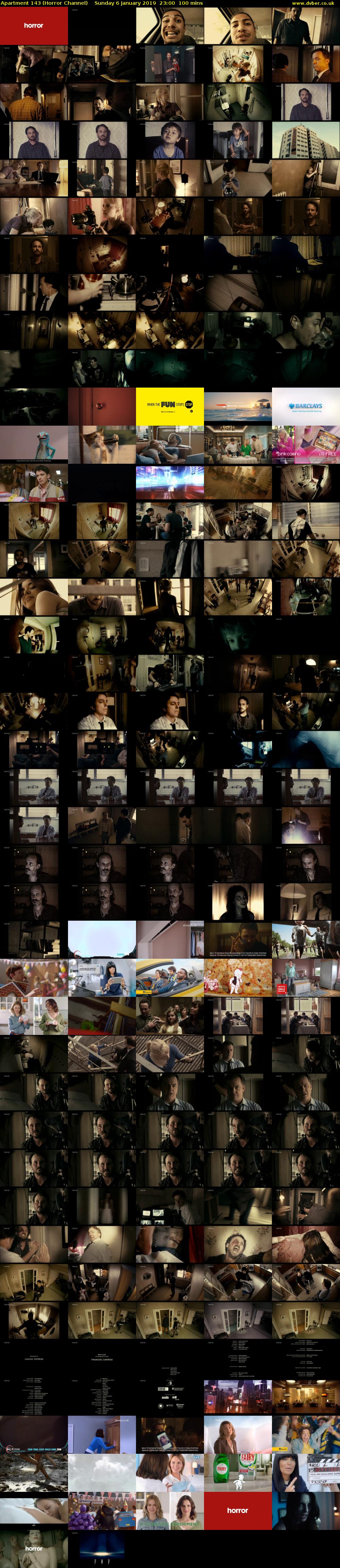 Apartment 143 (Horror Channel) Sunday 6 January 2019 23:00 - 00:40
