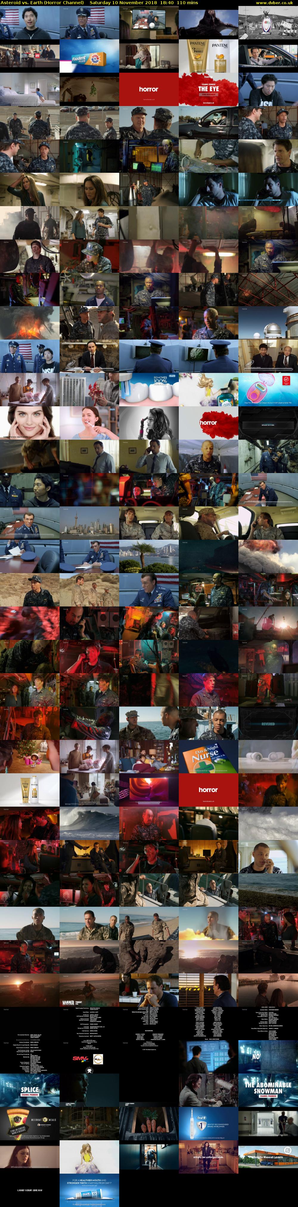 Asteroid vs. Earth (Horror Channel) Saturday 10 November 2018 18:40 - 20:30