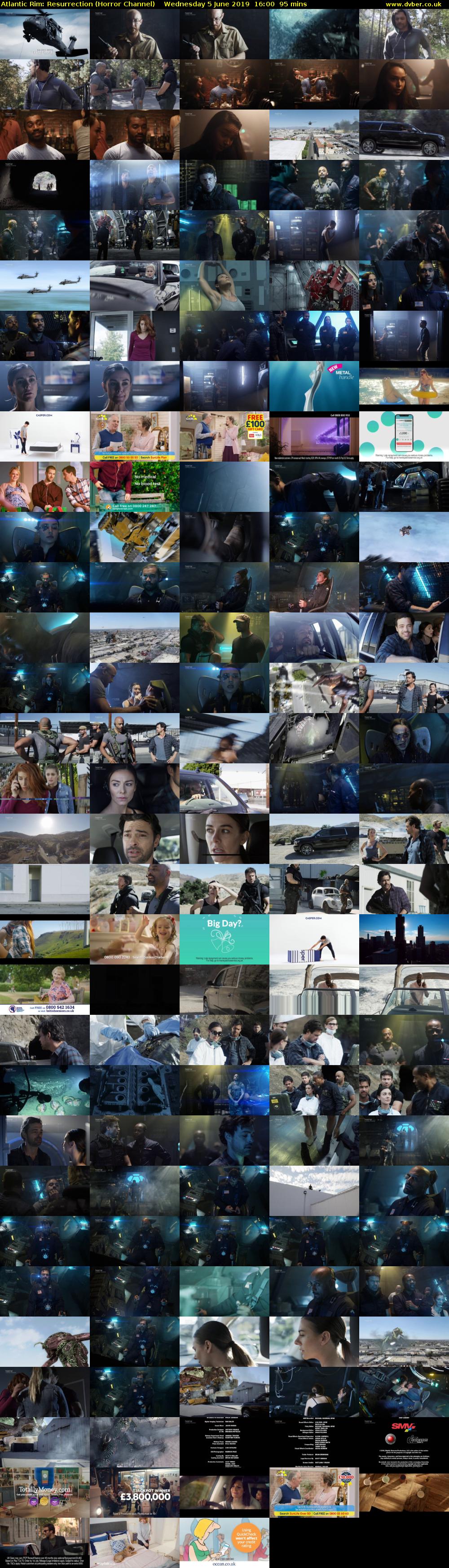 Atlantic Rim: Resurrection (Horror Channel) Wednesday 5 June 2019 16:00 - 17:35