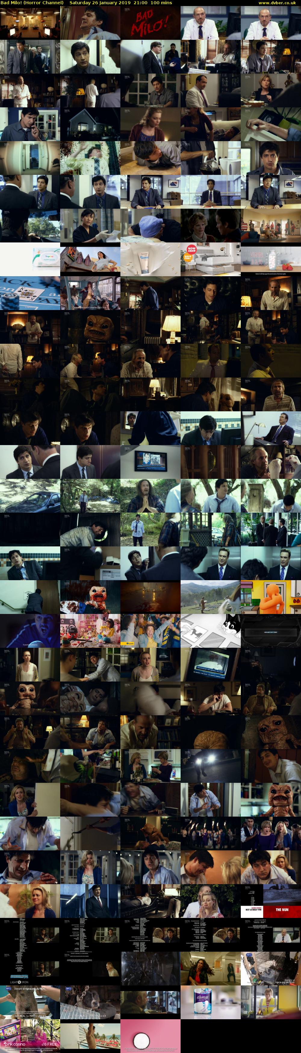 Bad Milo! (Horror Channel) Saturday 26 January 2019 21:00 - 22:40