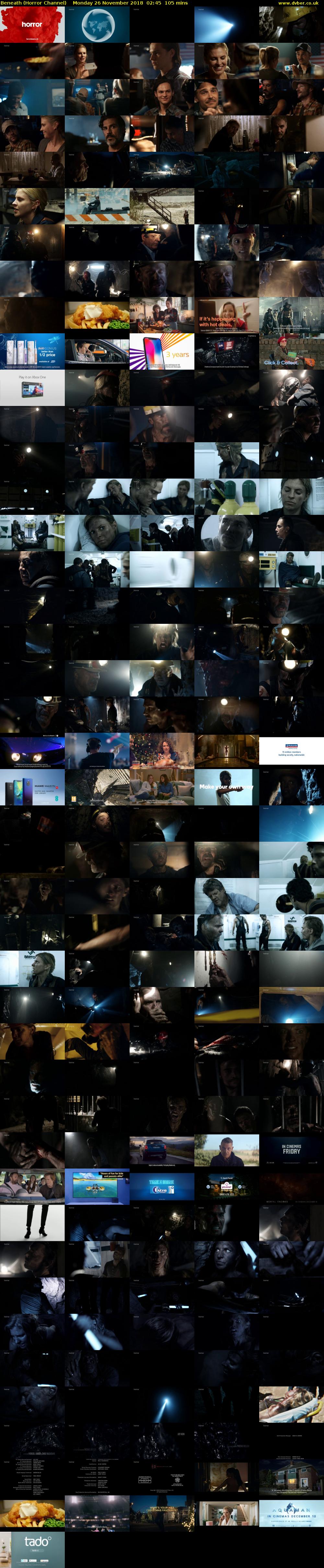 Beneath (Horror Channel) Monday 26 November 2018 02:45 - 04:30