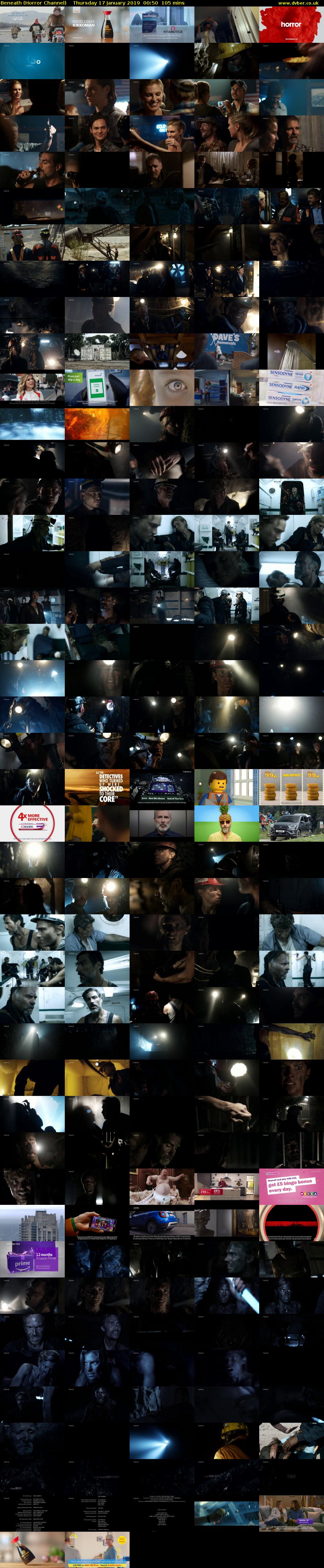 Beneath (Horror Channel) Thursday 17 January 2019 00:50 - 02:35