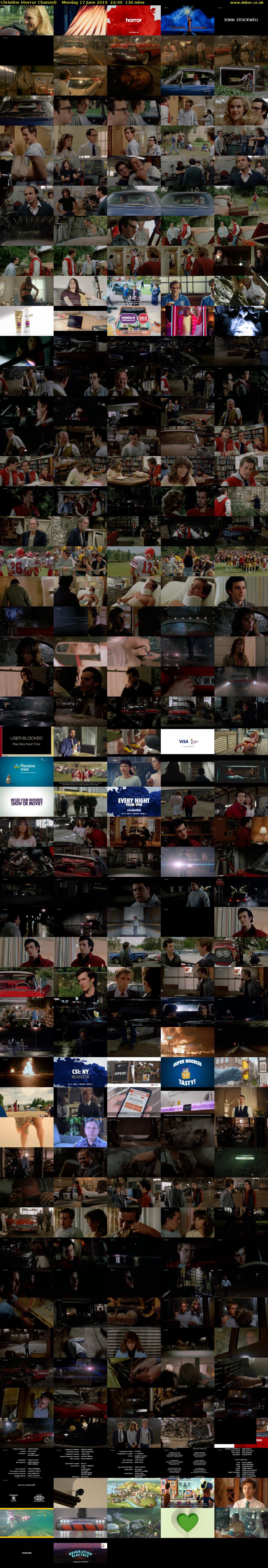 Christine (Horror Channel) Monday 17 June 2019 22:40 - 00:50
