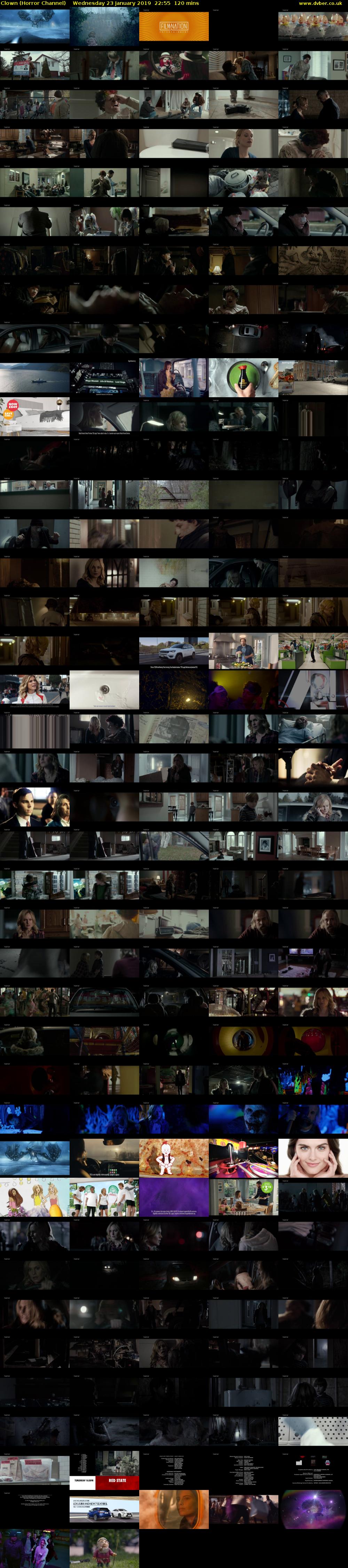 Clown (Horror Channel) Wednesday 23 January 2019 22:55 - 00:55