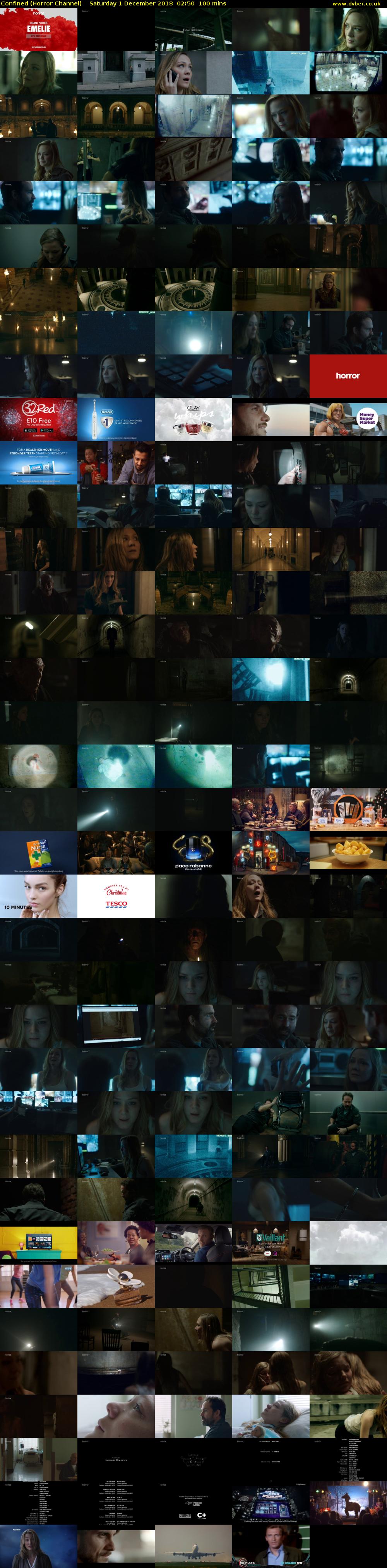 Confined (Horror Channel) Saturday 1 December 2018 02:50 - 04:30