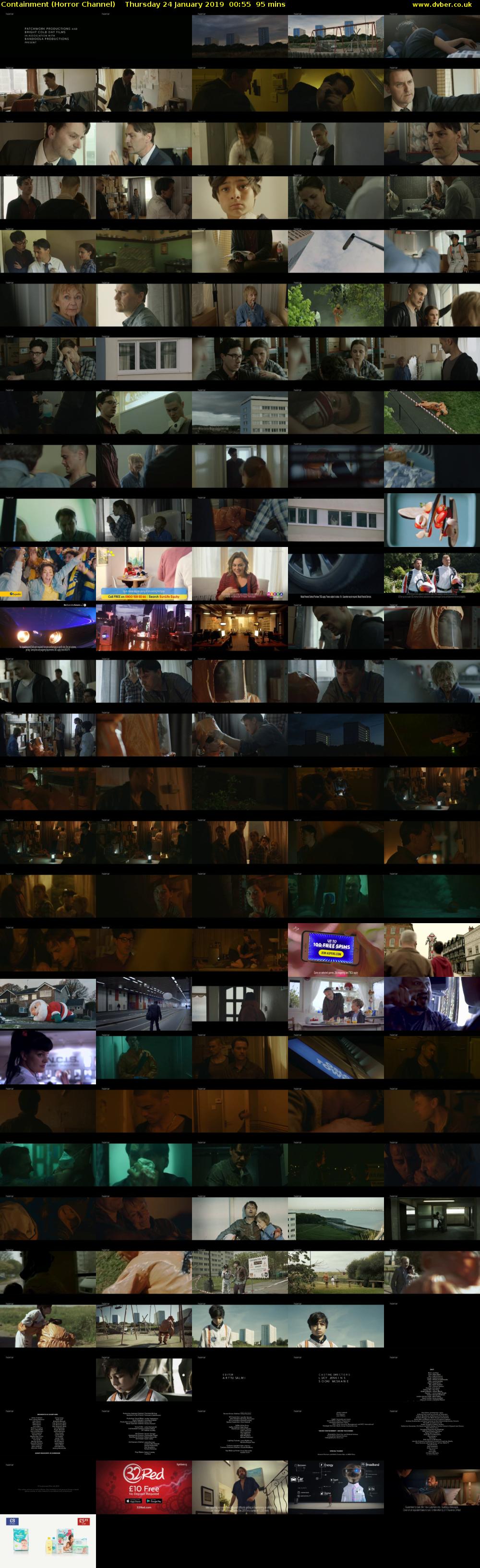 Containment (Horror Channel) Thursday 24 January 2019 00:55 - 02:30