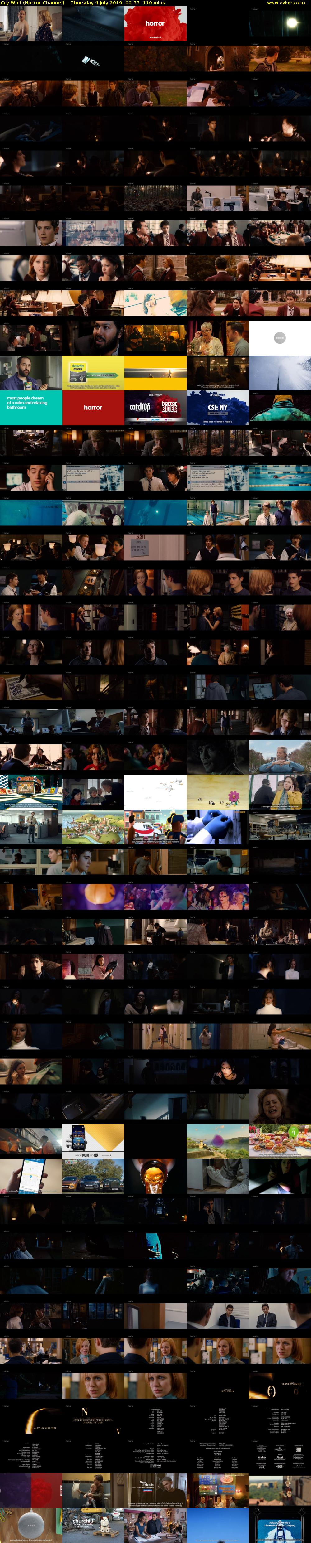 Cry Wolf (Horror Channel) Thursday 4 July 2019 00:55 - 02:45