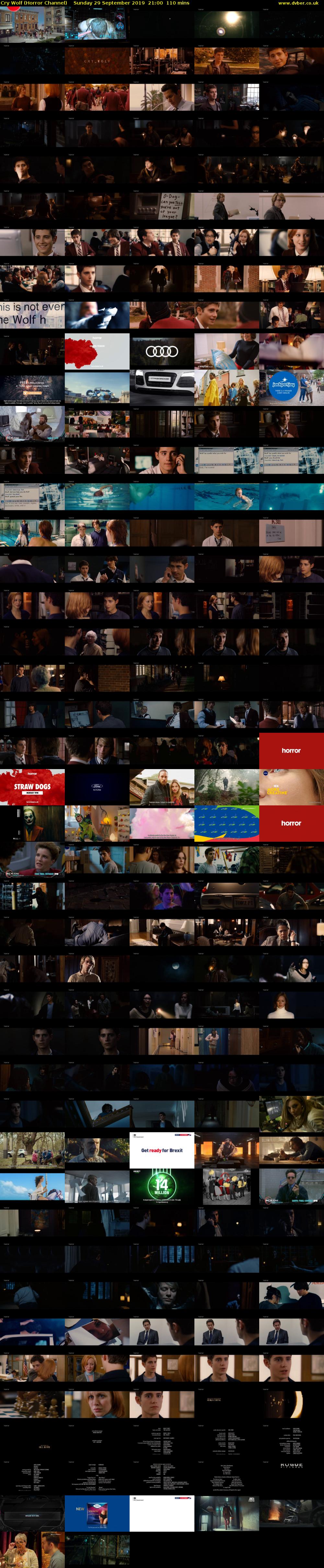 Cry Wolf (Horror Channel) Sunday 29 September 2019 21:00 - 22:50