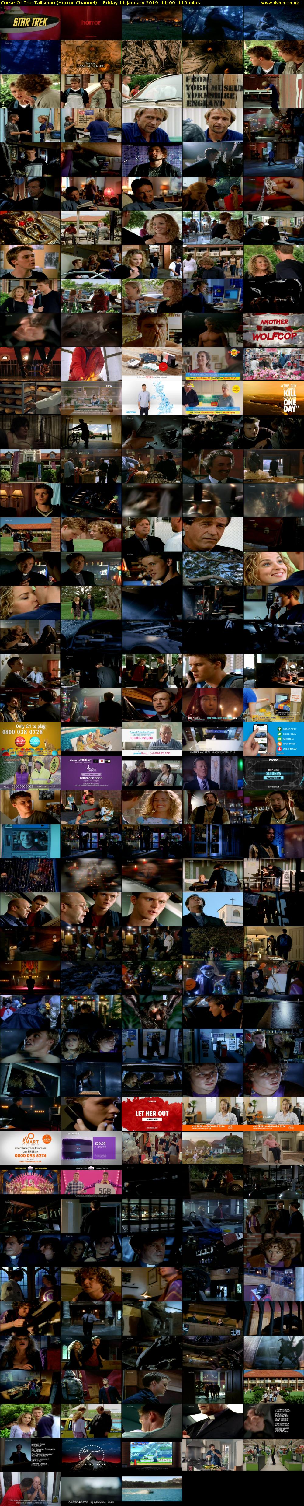 Curse Of The Talisman (Horror Channel) Friday 11 January 2019 11:00 - 12:50