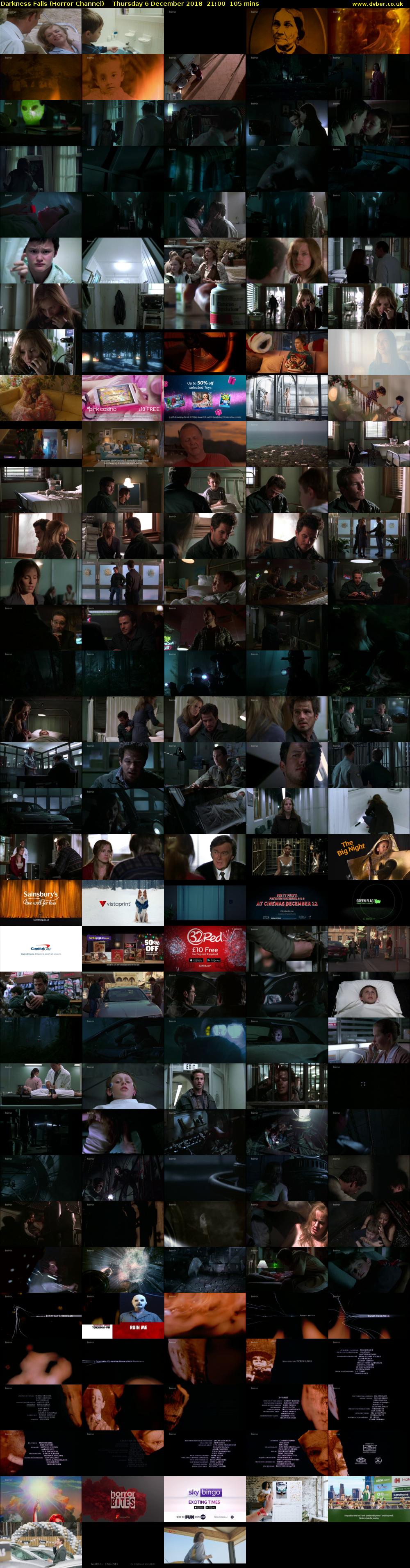 Darkness Falls (Horror Channel) Thursday 6 December 2018 21:00 - 22:45