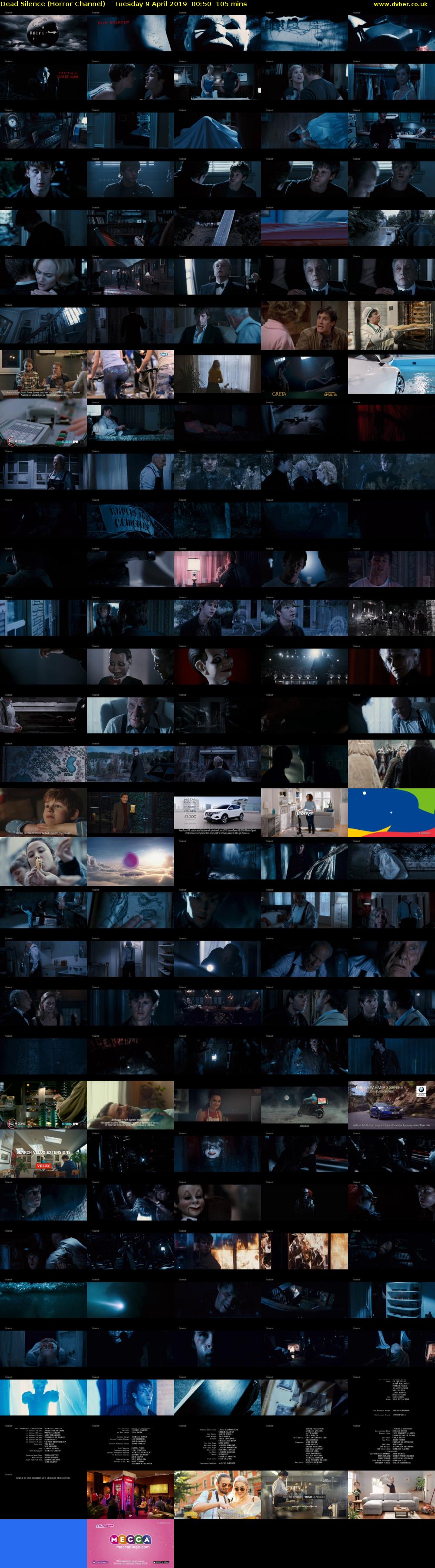 Dead Silence (Horror Channel) Tuesday 9 April 2019 00:50 - 02:35