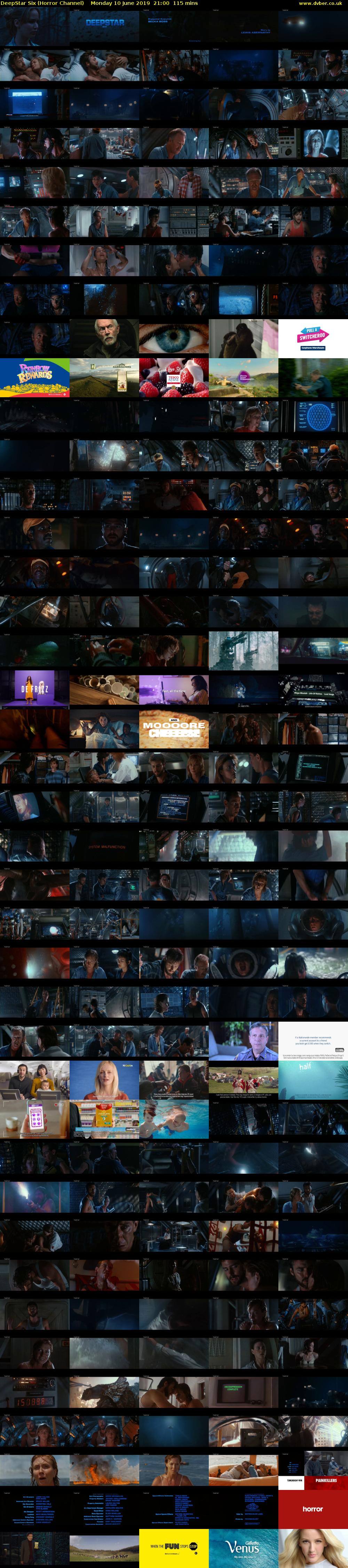 DeepStar Six (Horror Channel) Monday 10 June 2019 21:00 - 22:55