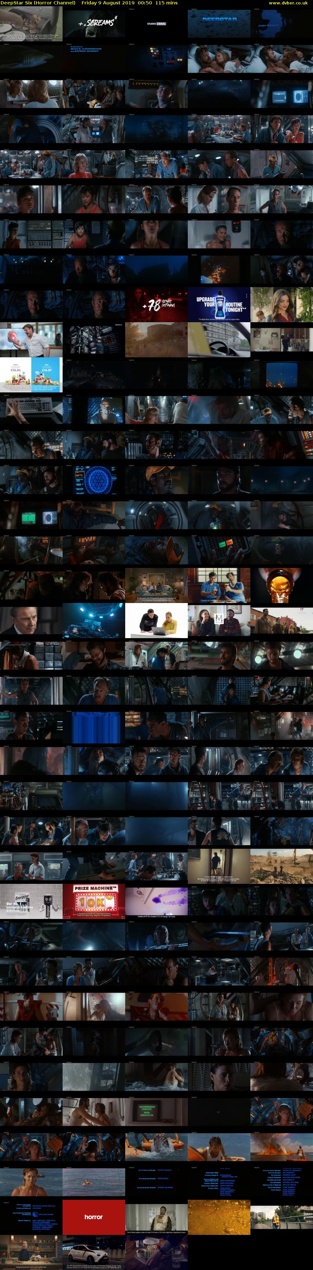 DeepStar Six (Horror Channel) Friday 9 August 2019 00:50 - 02:45