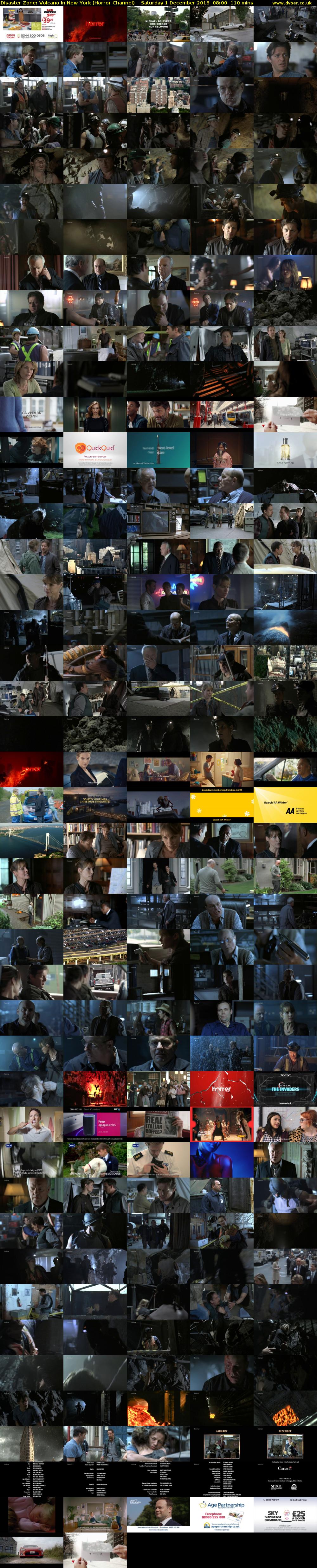 Disaster Zone: Volcano In New York (Horror Channel) Saturday 1 December 2018 08:00 - 09:50