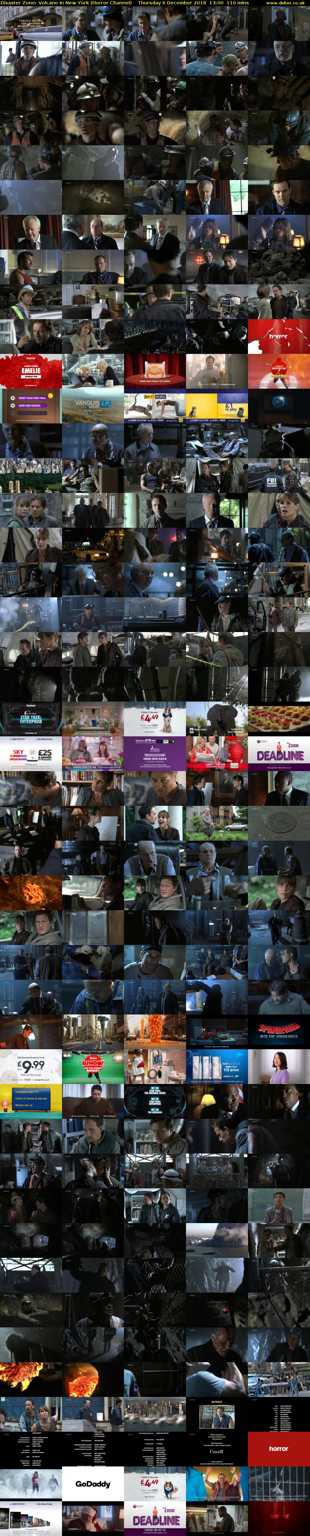 Disaster Zone: Volcano In New York (Horror Channel) Thursday 6 December 2018 13:00 - 14:50