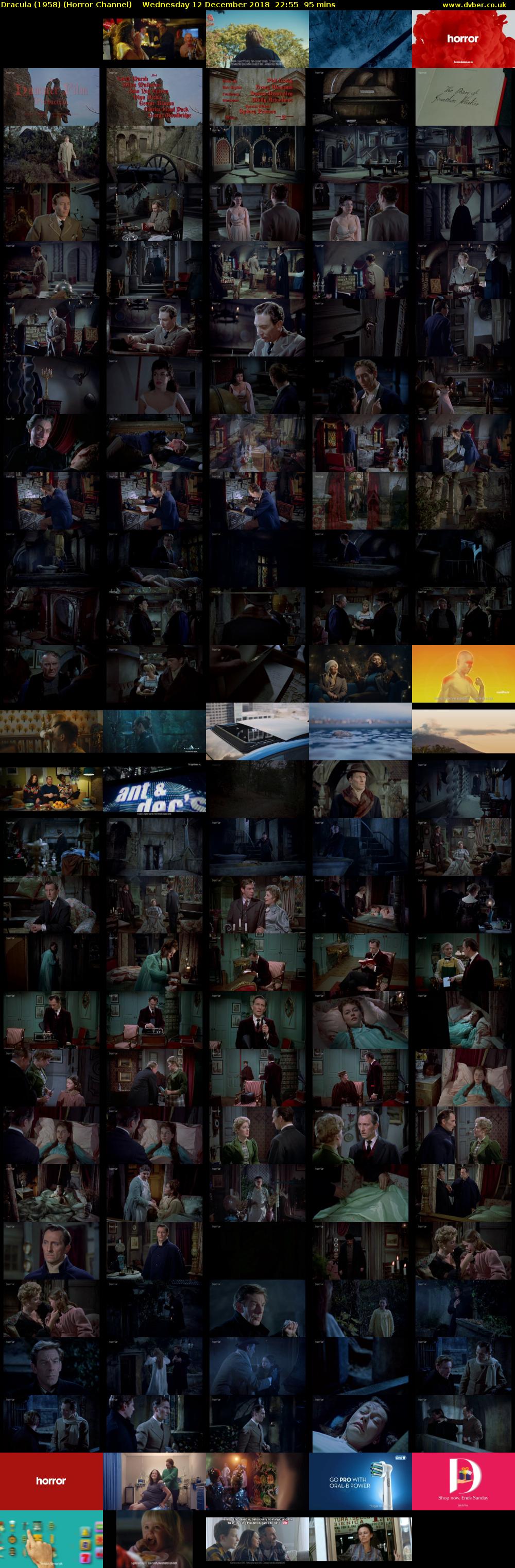 Dracula (1958) (Horror Channel) Wednesday 12 December 2018 22:55 - 00:30