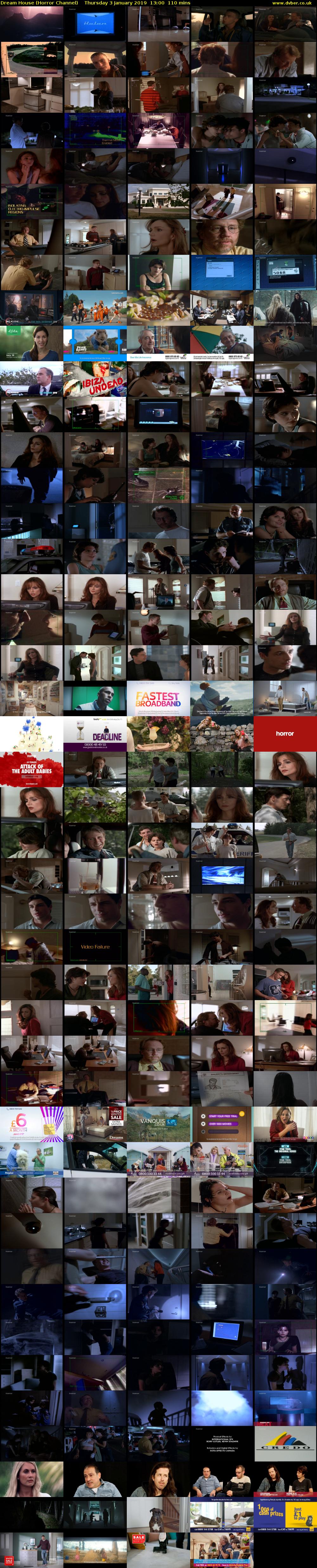 Dream House (Horror Channel) Thursday 3 January 2019 13:00 - 14:50