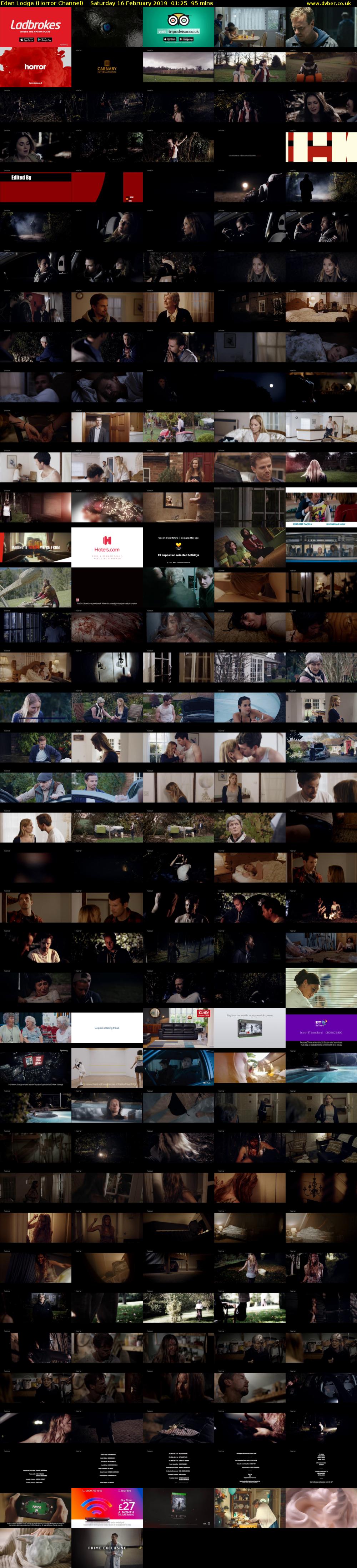 Eden Lodge (Horror Channel) Saturday 16 February 2019 01:25 - 03:00