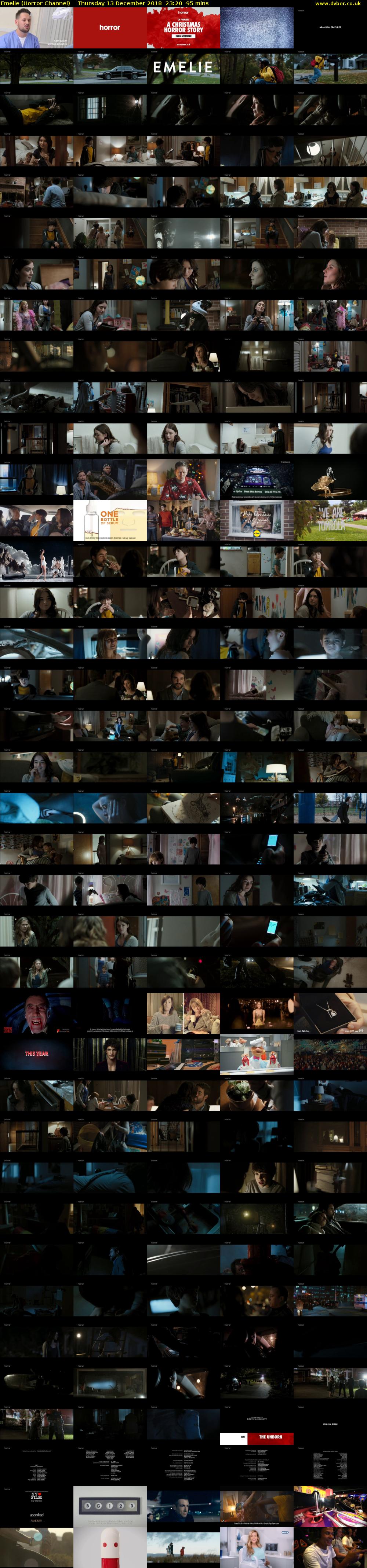 Emelie (Horror Channel) Thursday 13 December 2018 23:20 - 00:55